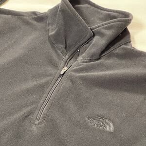 The North Face Men’s L Black 1/4 Zip Fleece Pullover TA 100 Outdoor Hiking